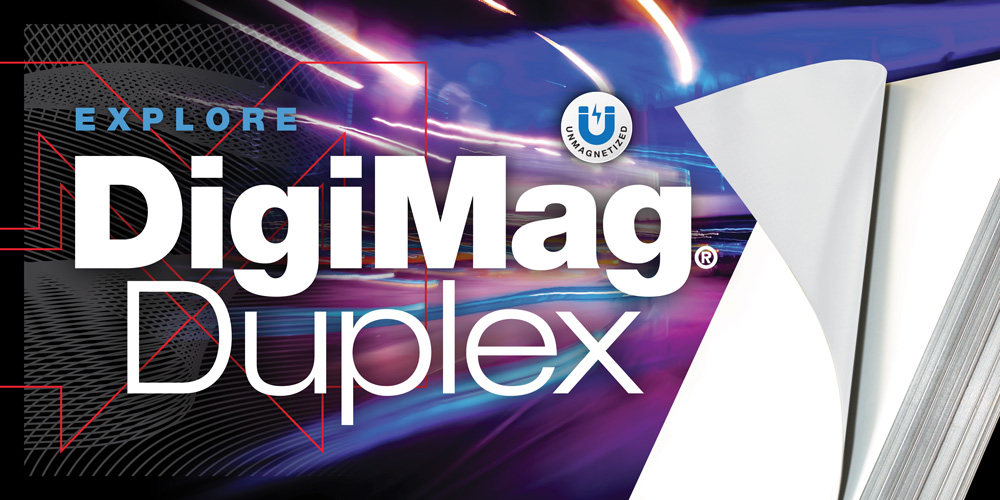 Two-sided printable magnet from Magnum Magnetics